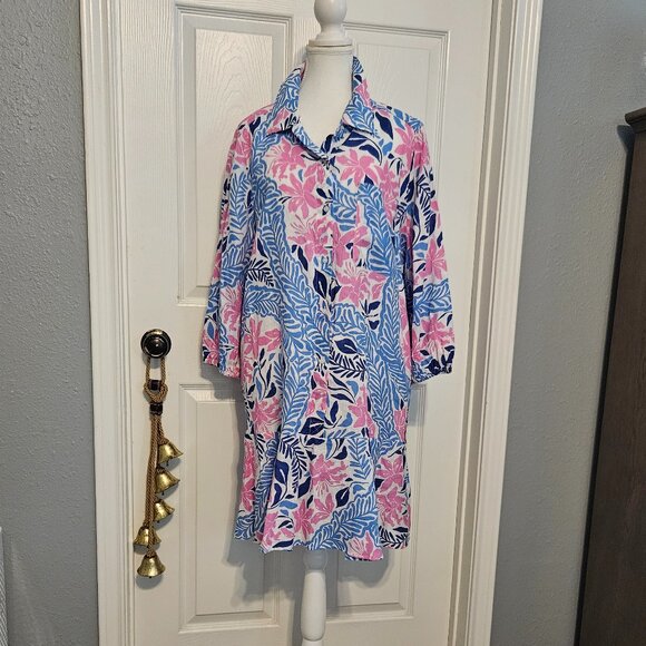 Charter Club Luxury Linen Flounce Dress XL - Picture 1 of 12